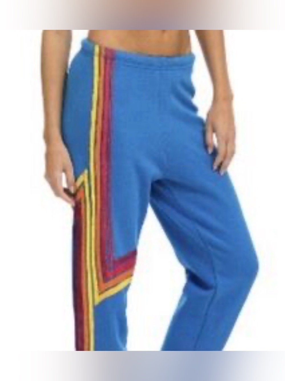 Aviator Nation 5-Stripe Joggers ~ Small ~ Blue